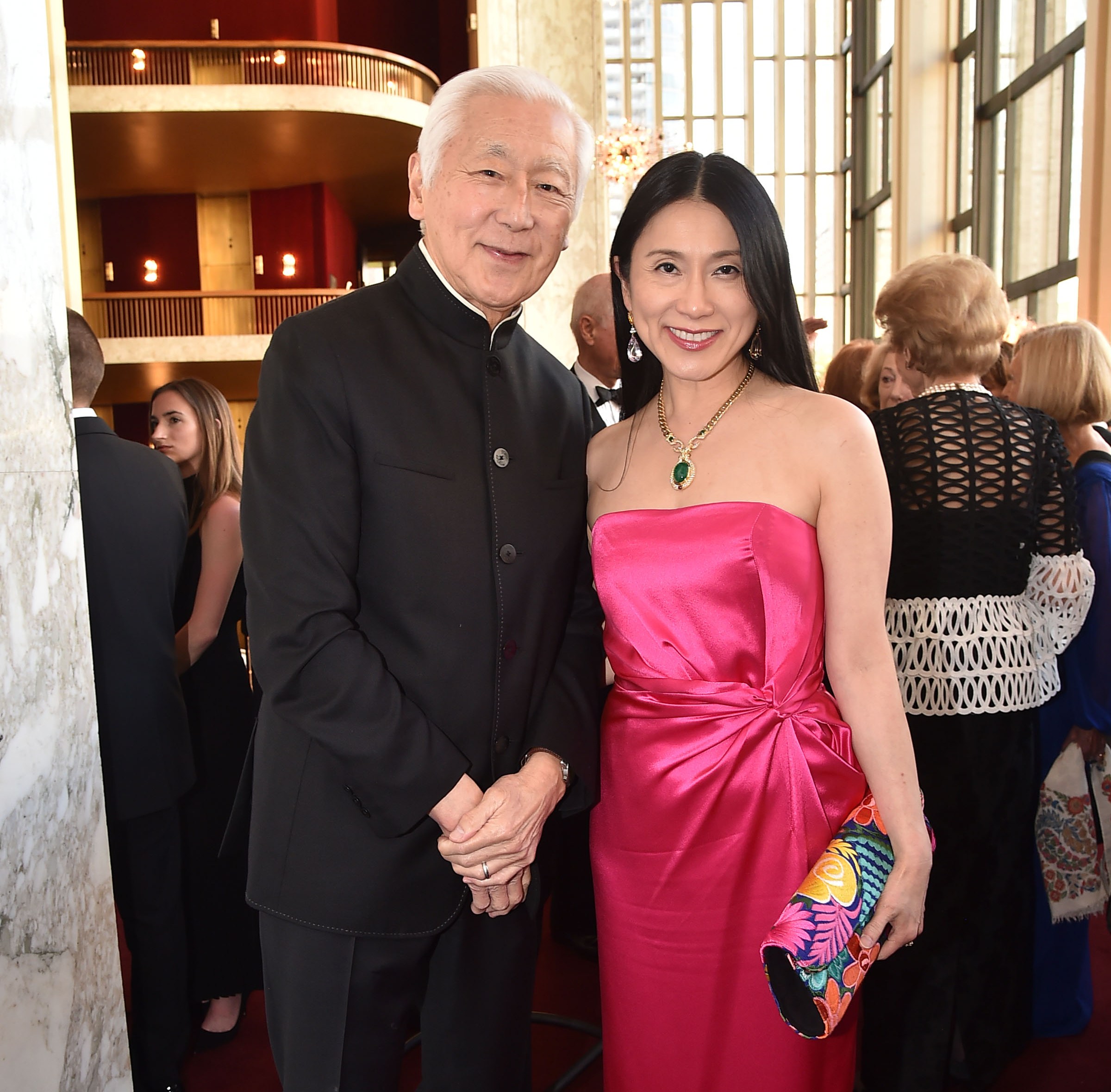 Oscar Tang and Agnes Hsu-Tang at the Met Gala honoring Barbara Tober.